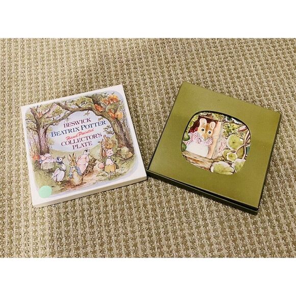 Vintage Beatrix Potter 1981 Third Edition Hand Painted Collector’s Plate - Picture 6 of 12